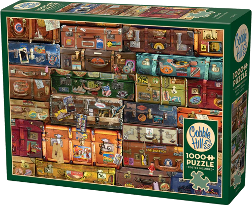 Cobble Hill Puzzles 1000 Pieces Luggage
