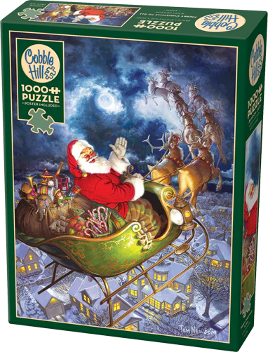 Cobble Hill Puzzles 1000 Pieces Merry Christmas to All