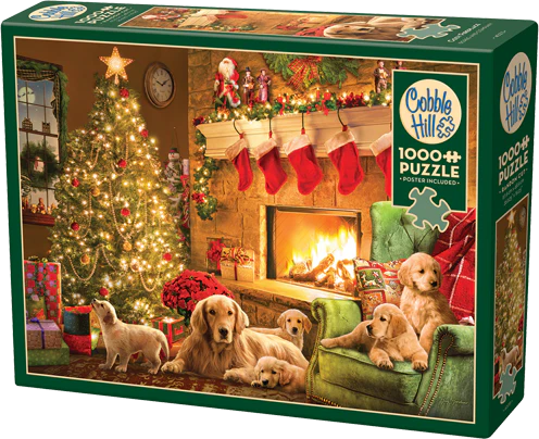 Cobble Hill Puzzles 1000 Pieces Cozy Fireplace
