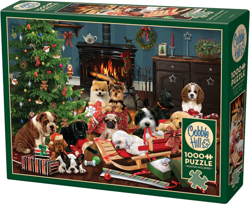 Cobble Hill Puzzles 1000 Pieces Christmas Puppies
