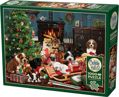 Cobble Hill Puzzles 1000 Pieces Christmas Puppies