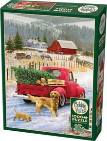 Cobble Hill Puzzles 1000 Pieces Christmas on the Farm