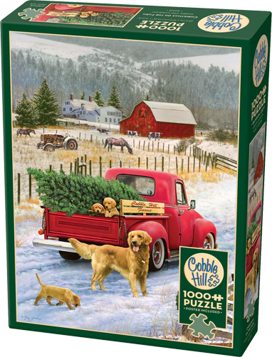 Cobble Hill Puzzles 1000 Pieces Christmas on the Farm