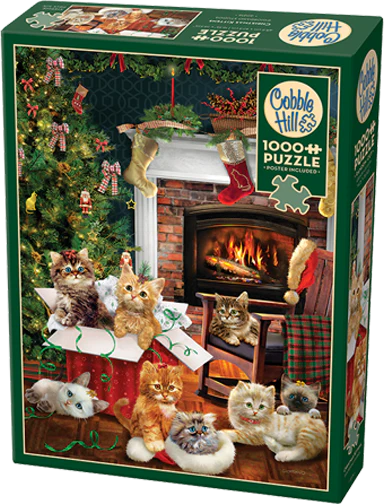 Cobble Hill Puzzles 1000 Pieces Christmas Kittens