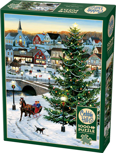 Cobble Hill Puzzles 1000 Pieces Village Tree