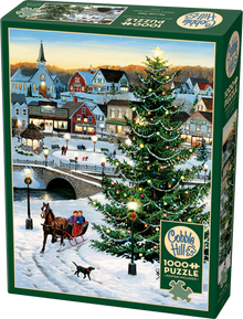 Cobble Hill Puzzles 1000 Pieces Village Tree