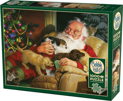 Cobble Hill Puzzles 1000 Pieces Santa's Quiet Time