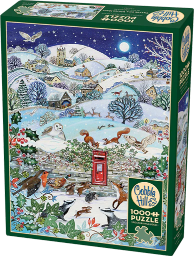 Cobble Hill Puzzles 1000 Pieces Village on a Winter Night