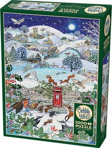 Cobble Hill Puzzles 1000 Pieces Village on a Winter Night