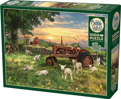 Cobble Hill Puzzles 1000 Pieces Field At Sunrise