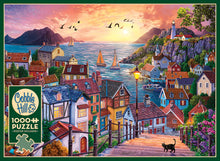 Cobble Hill Puzzles 1000 Pieces Coastal Town at Sunset
