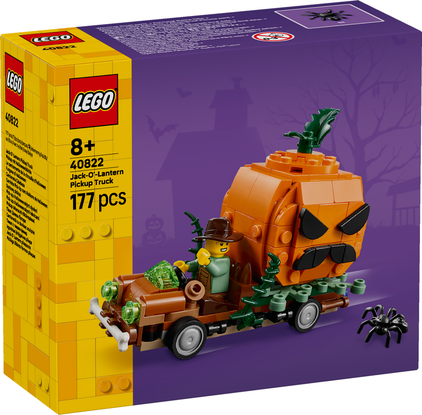 LEGO Iconic 40822 Jack-O'-Lantern Pickup Truck