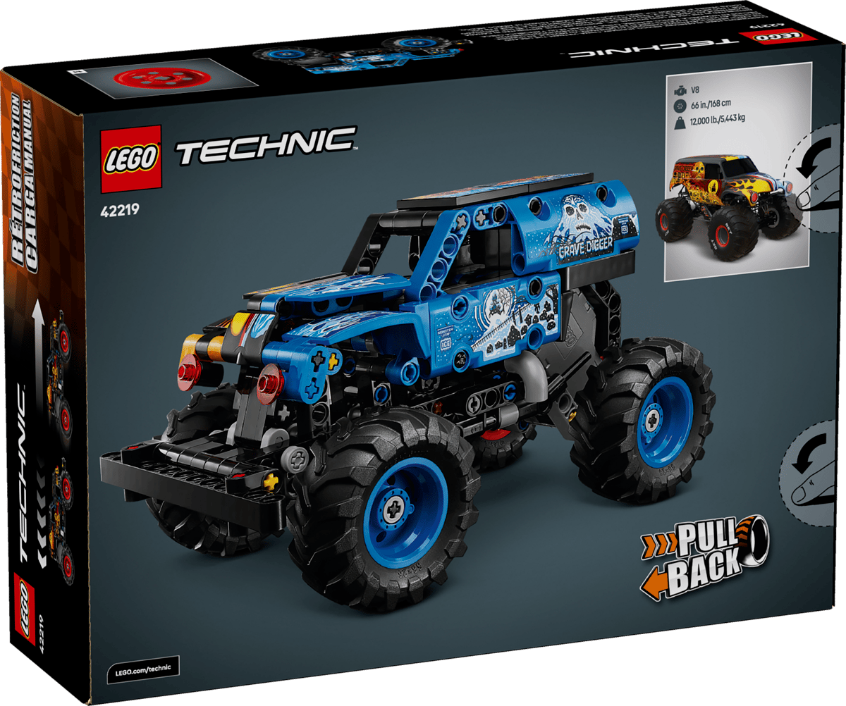 Lego Technic 42219 Monster Jam™ Grave Digger™ Fire and Ice