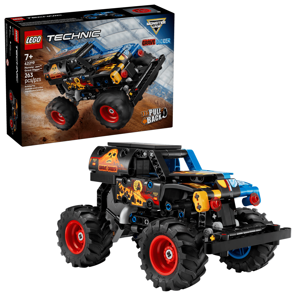 Lego Technic 42219 Monster Jam™ Grave Digger™ Fire and Ice