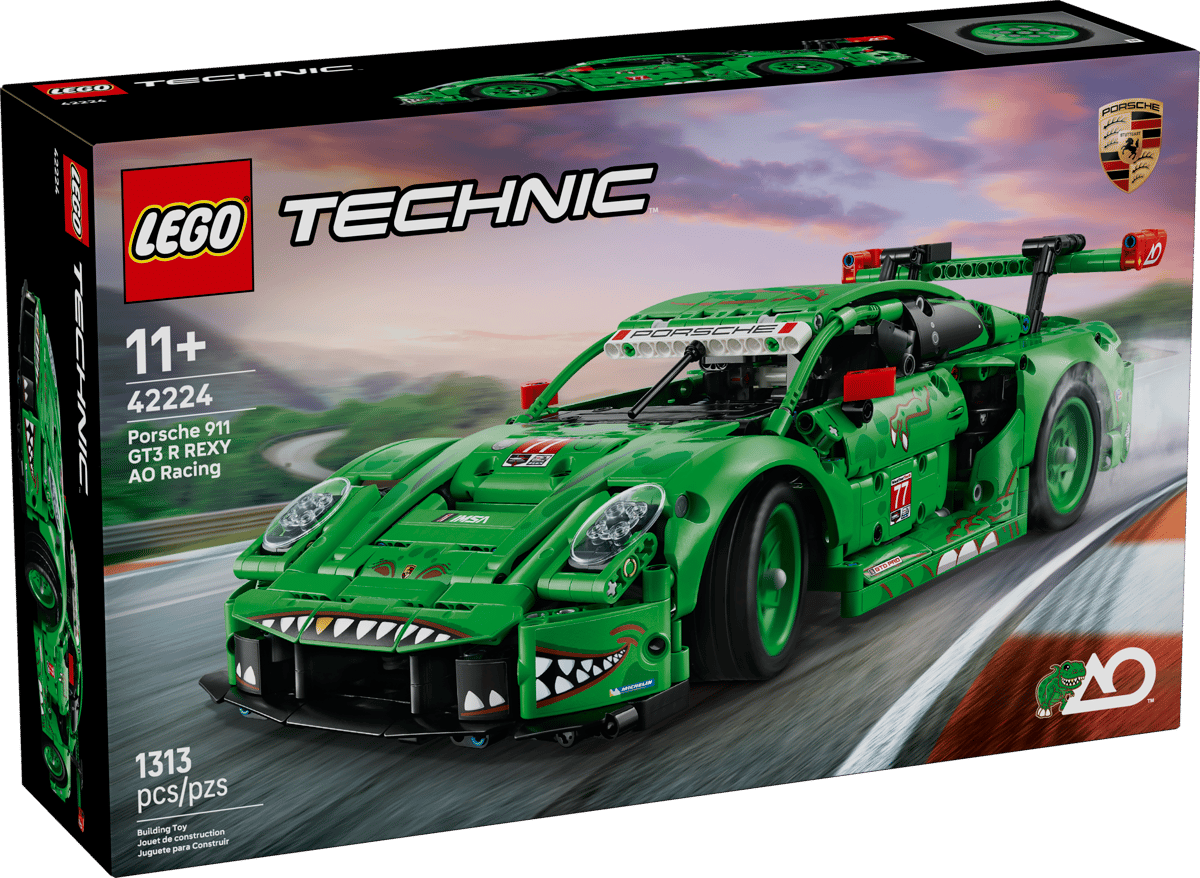 Lego Technic 42224 Porsche 911 GT3 R REXY AO Racing Car