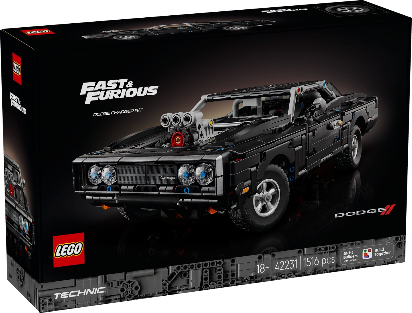 LEGO Technic 42231 Fast and Furious Dodge Charger R/T Car