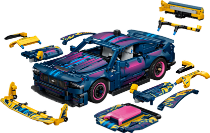 LEGO Technic 42236 Custom Garage Ford Mustang GT Car