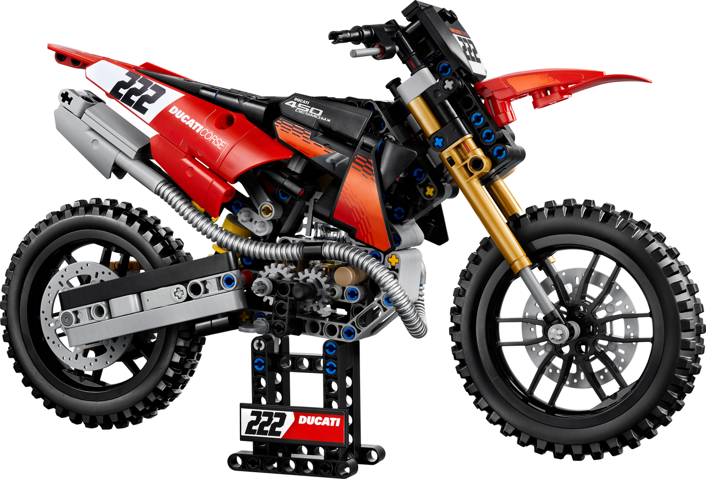 LEGO Technic 42238 Ducati Desmo450 MX Factory Motorcycle