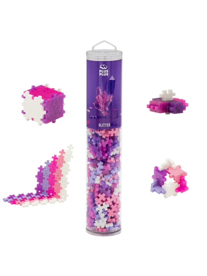 Plus Plus Tube - 240 pc Glitter Mix