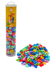 Plus Plus Tube 240 pc - Tropical Mix