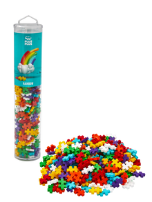 Plus Plus Tube 240 pc - Rainbow Mix
