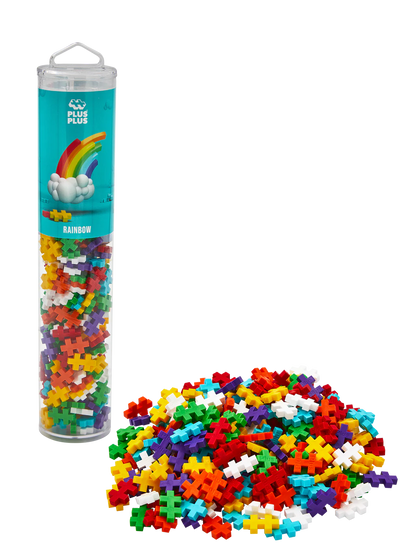 Plus Plus Tube 240 pc - Rainbow Mix