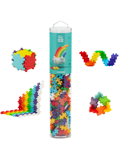 Plus Plus Tube 240 pc - Rainbow Mix