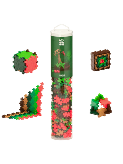 Plus Plus Tube 240 pc - Jungle Mix