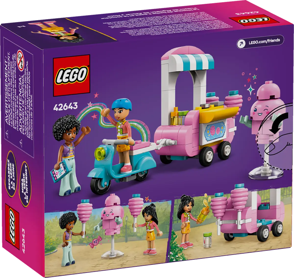 Lego Friends 42643 Cotton Candy Stand and Scooter