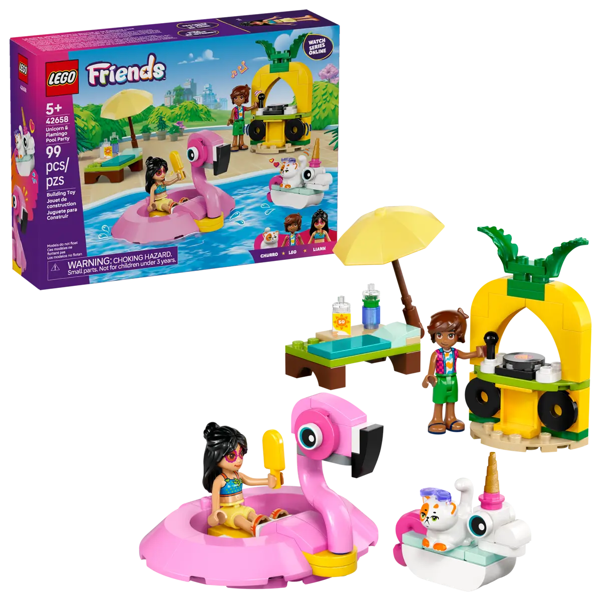 Lego Friends 42658 Unicorn & Flamingo Pool Party