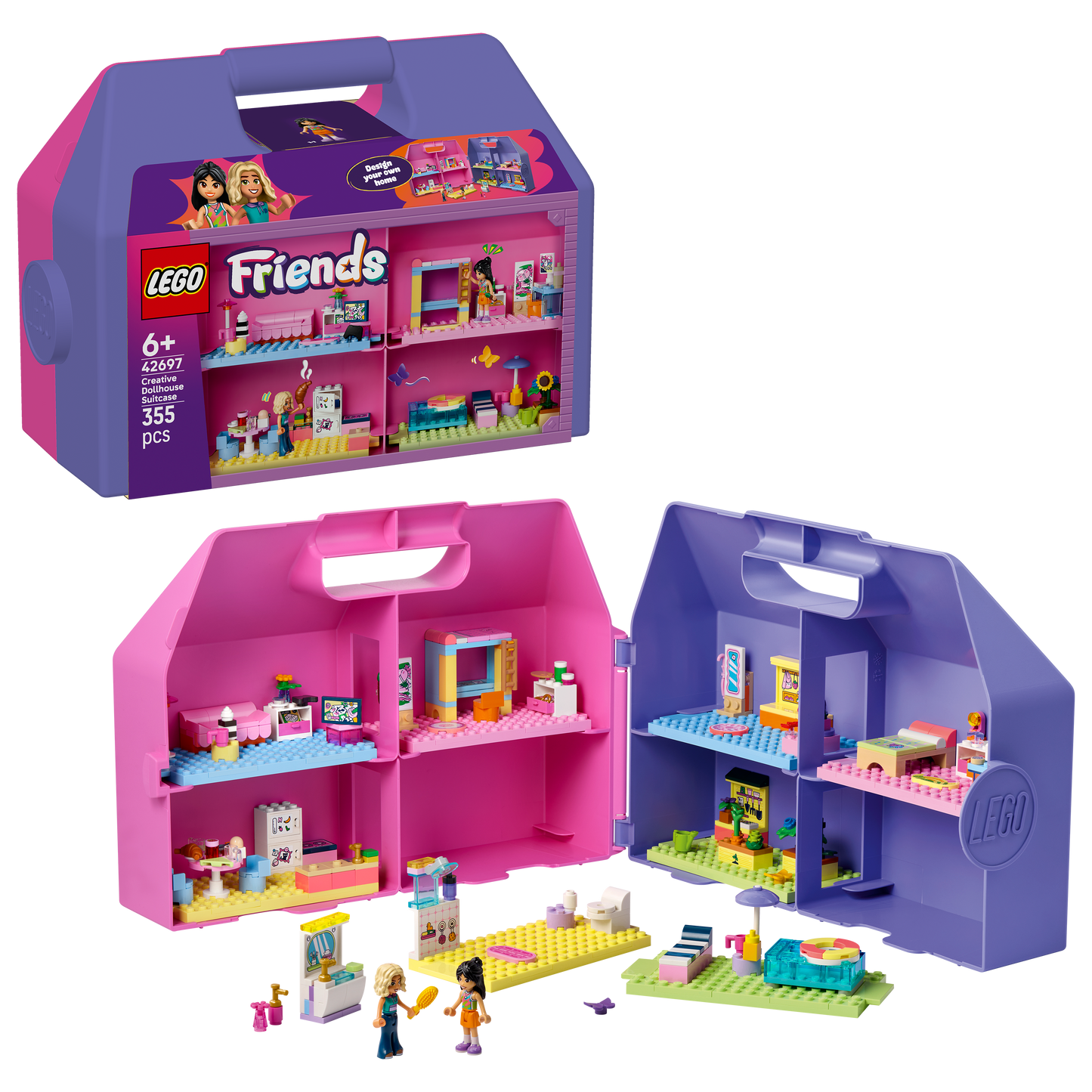 LEGO Friends 42697 Creative Dollhouse Suitcase