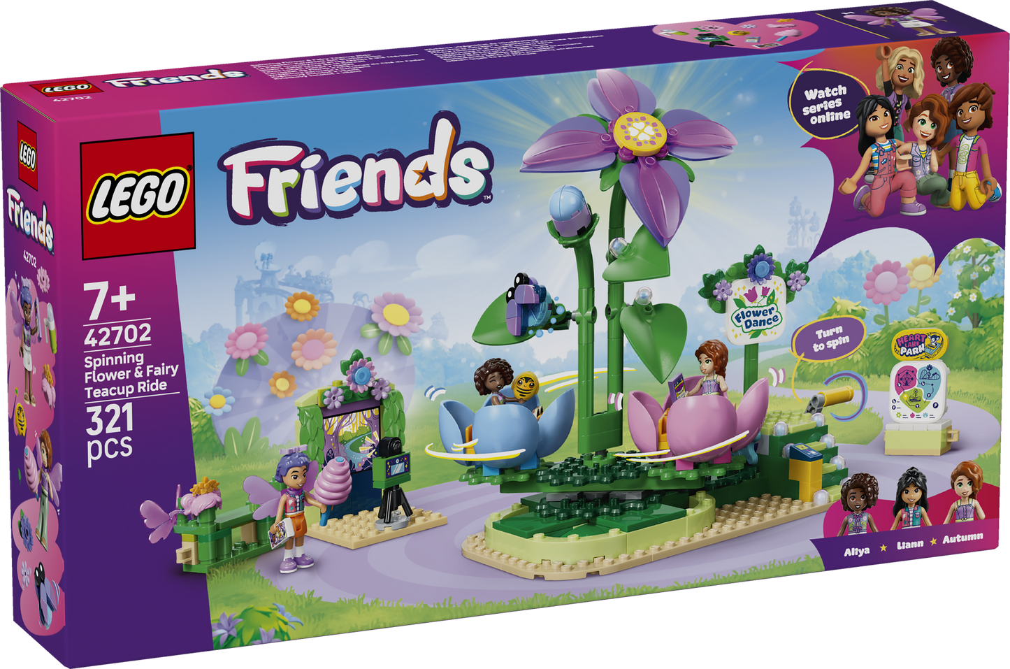 LEGO Friends 42702 Spinning Flower & Fairy Teacup Ride