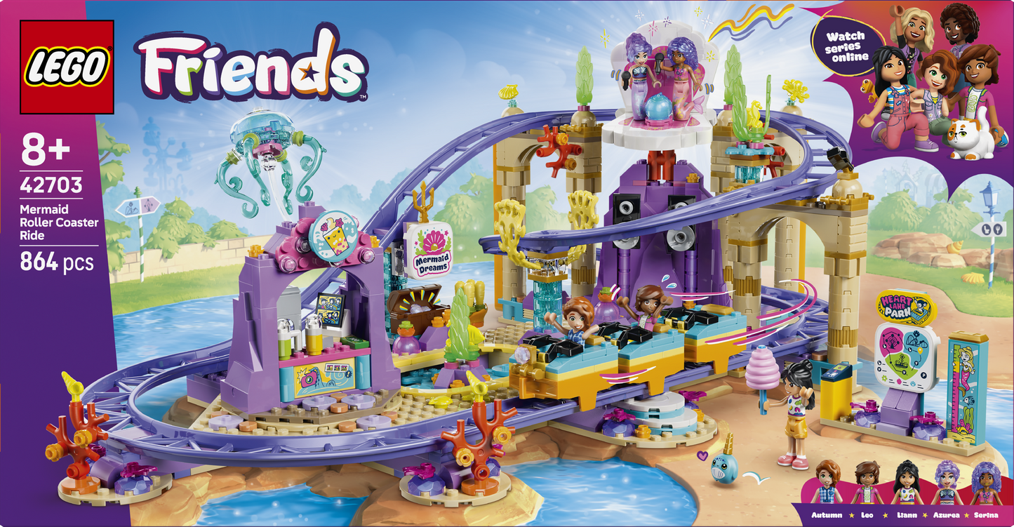 LEGO Friends 42703 Mermaid Roller Coaster Ride