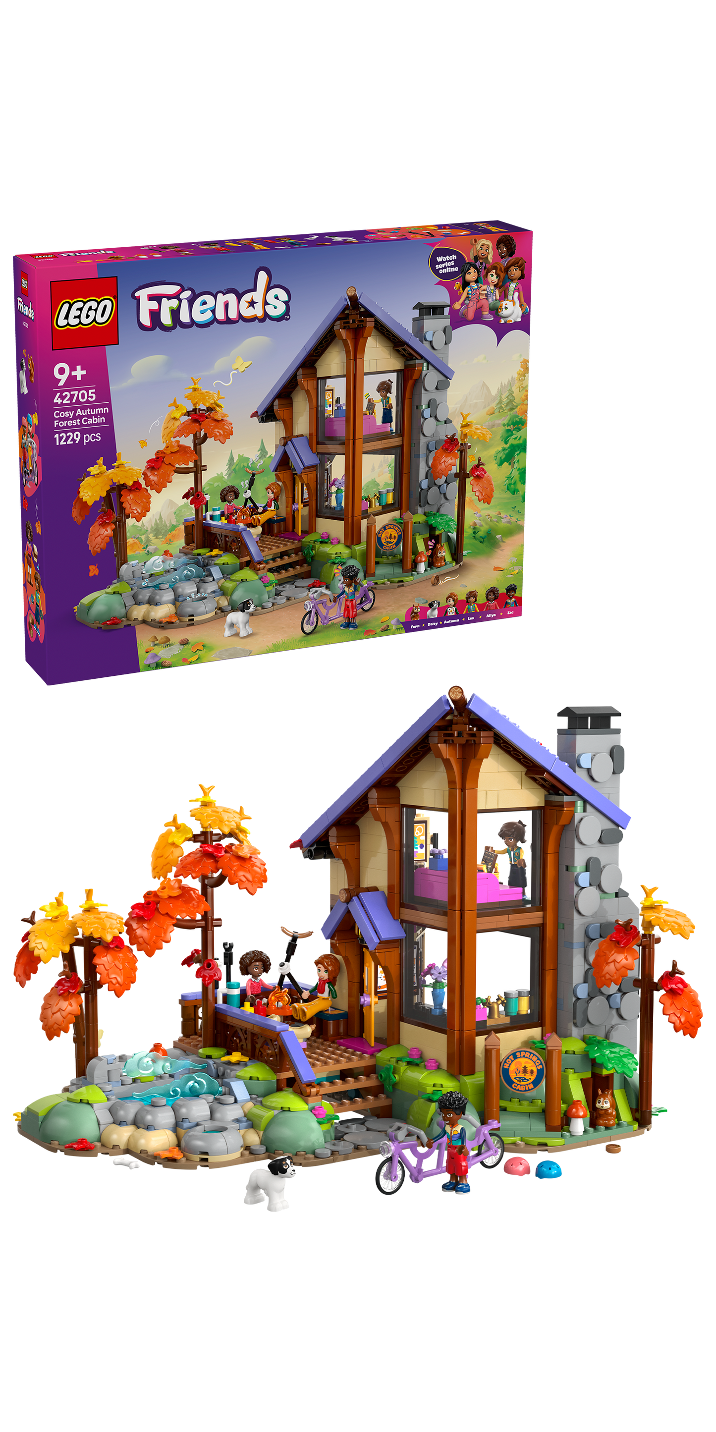 LEGO Friends 42705 Cozy Fall Forest Cabin