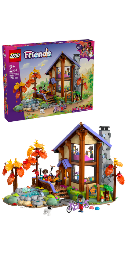 LEGO Friends 42705 Cozy Fall Forest Cabin