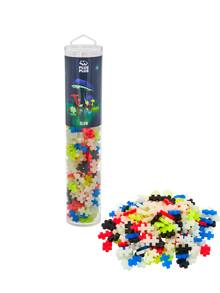 Plus Plus Tube 240 pc - Glow Mix
