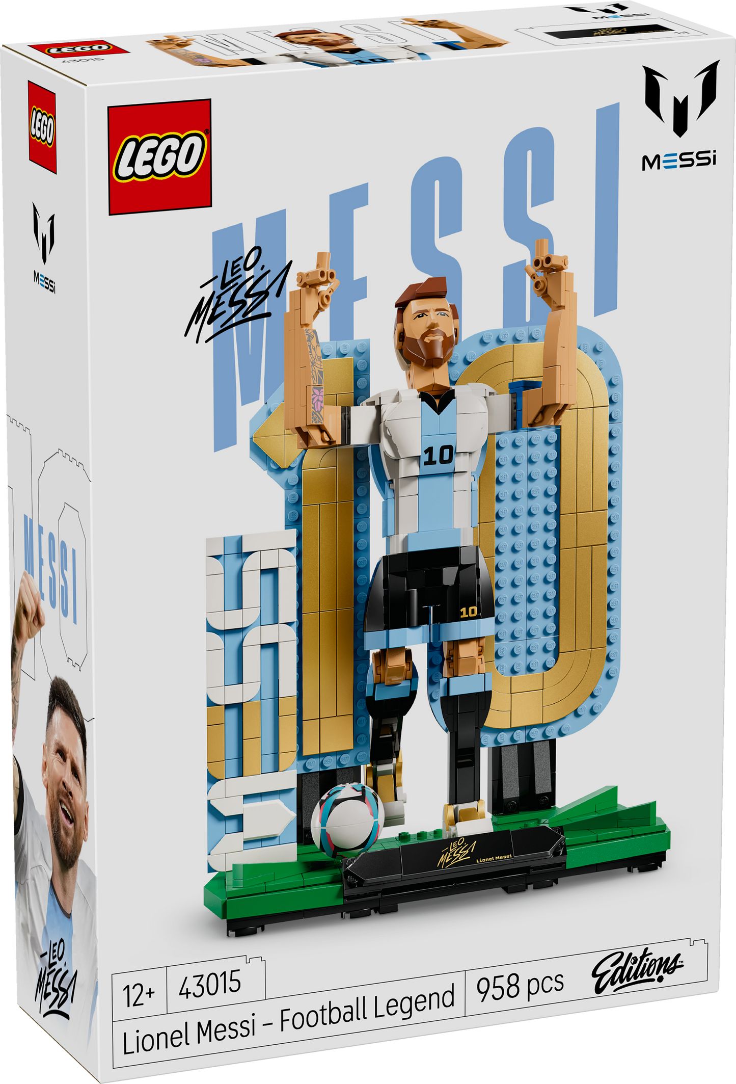 LEGO Editions Sports 43015 Special Edition S 2026 Messi Sculpture 2-in-1