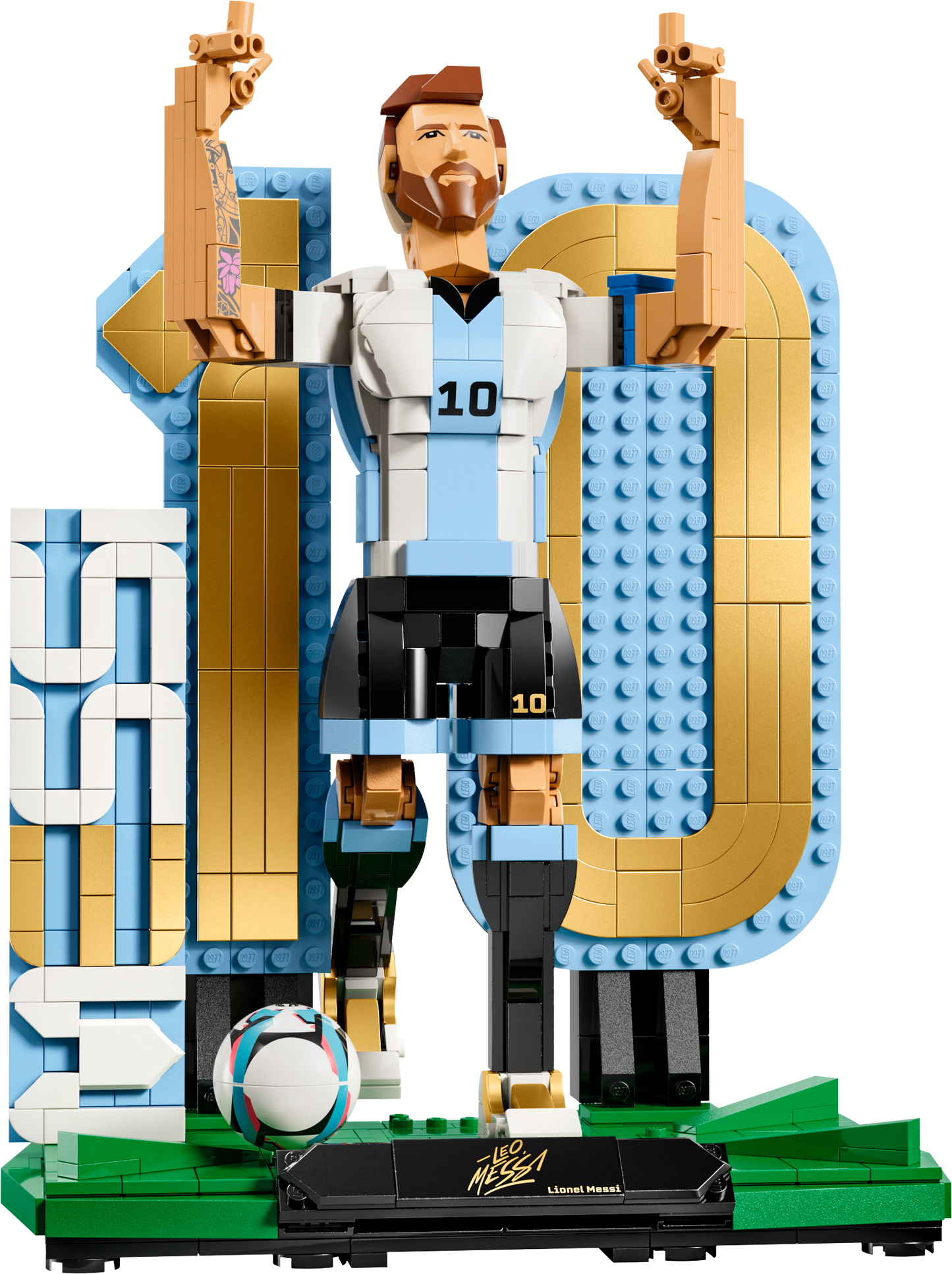 LEGO Editions Sports 43015 Special Edition S 2026 Messi Sculpture 2-in-1