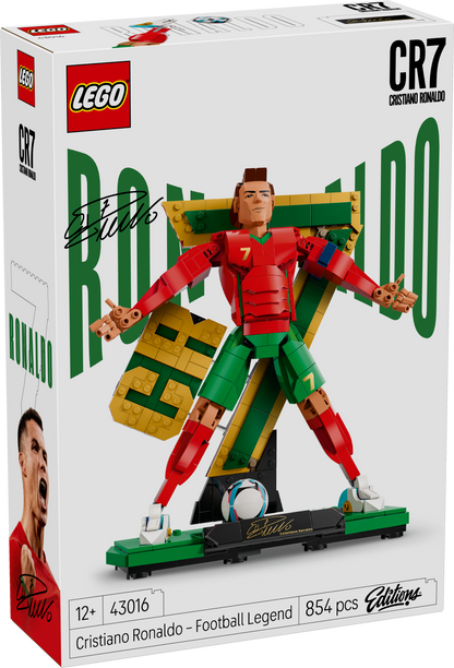 LEGO Editions Sports 43016 2026 Ronaldo Sculpture 2-in-1