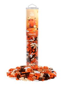 Plus Plus Tube 240pc - Pumpkin Spice