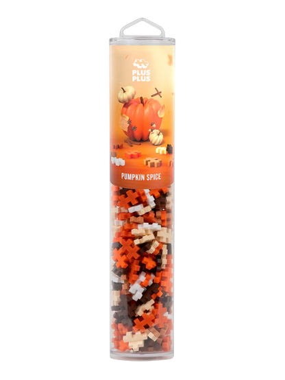 Plus Plus Tube 240pc - Pumpkin Spice