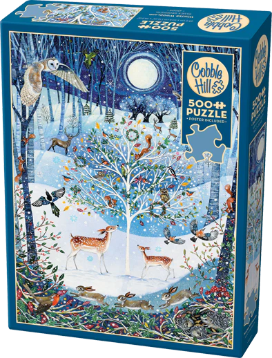 Cobble Hill Puzzles 500 Pieces Winter Woodland