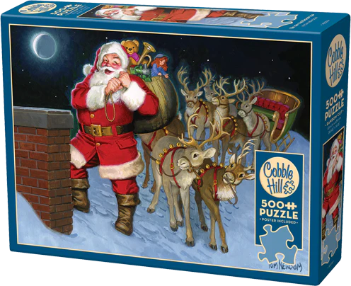 Cobble Hill Puzzles 500 Pieces Up on the Rooftop