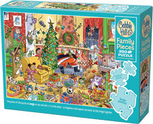 Cobble Hill Puzzles 350 Pieces Catching Santa