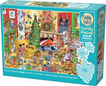 Cobble Hill Puzzles 350 Pieces Catching Santa