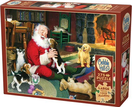 Cobble Hill Puzzles 275 Pieces Santa's Playtime