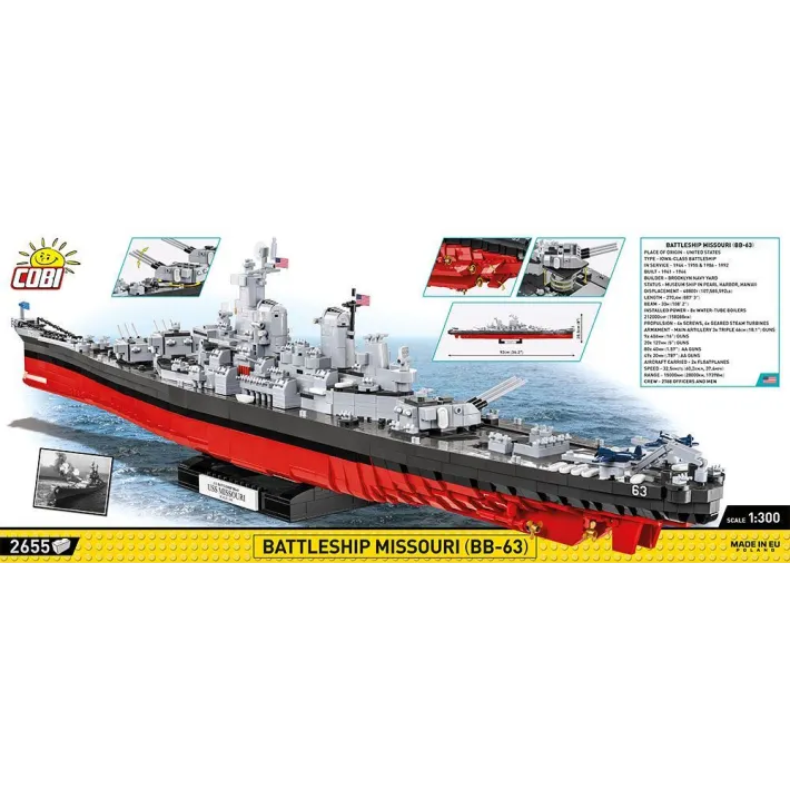 Cobi Battleship Missouri BB-6