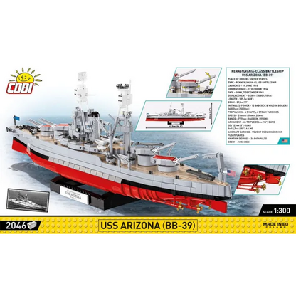 Cobi USS Arizona (Bb-39)