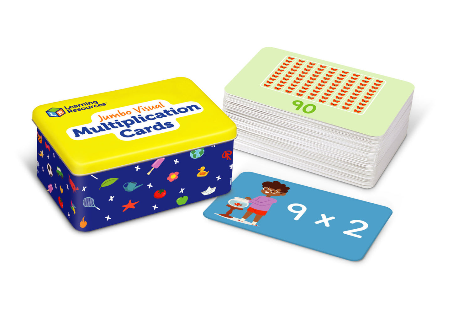 Learning Resources Visual Multiplication Flash Cards