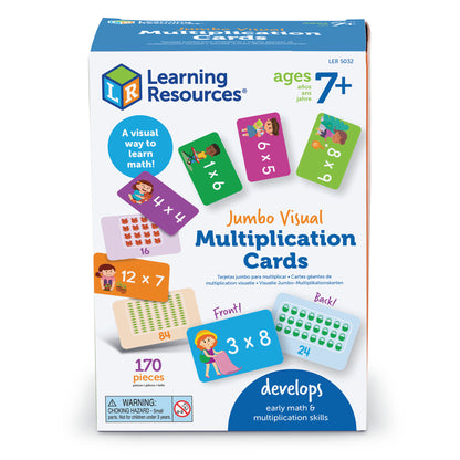 Learning Resources Visual Multiplication Flash Cards